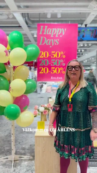 Välkommen in till Åhléns Happy Days med superbra erbjudanden i hela butiken 🌞 Här hittar du allt du behöver inom mode, skönhet, heminredning, leksaker & även ett brett sortiment av barnkläder 🧸

Välkommen in, ni hittar Åhléns på plan 0.

#kvarteretigor #västeråsbästacityshopping #västeråsbästacityshopping