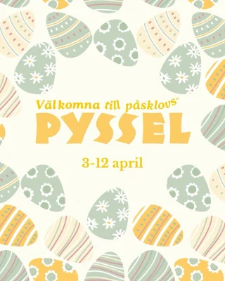 Kom in till oss och påskpyssla 🐣

Hos Panduro på plan 2 pysslar barnen gratis hela påsklovet, så passa på att ta en kreativ paus med start på långfredagen. Självklart får du ta med din kreation hem 🌞

Vi ses, på Kvarteret Igor 🌼